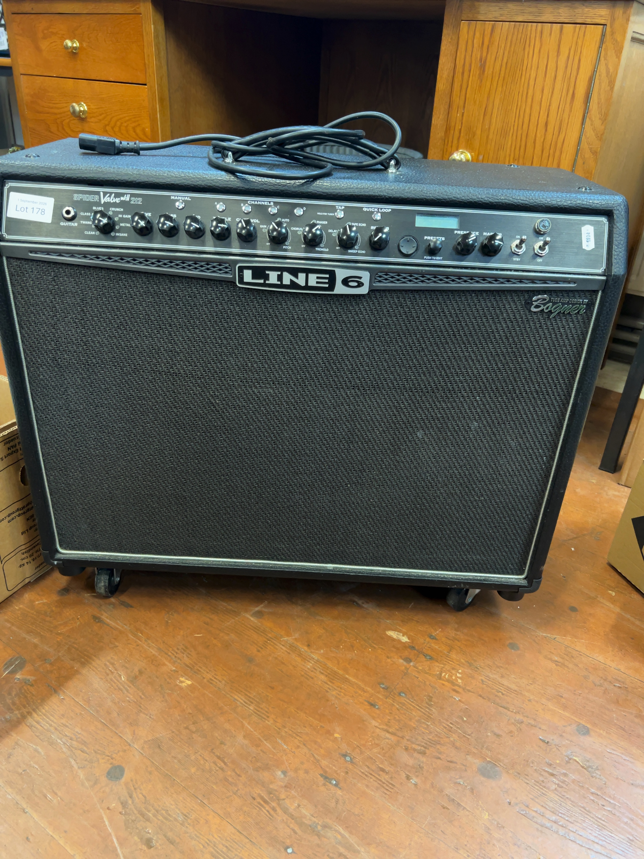 Line 6 Bogner Spider Valve MkII 212 Guitar Combo Amplifier