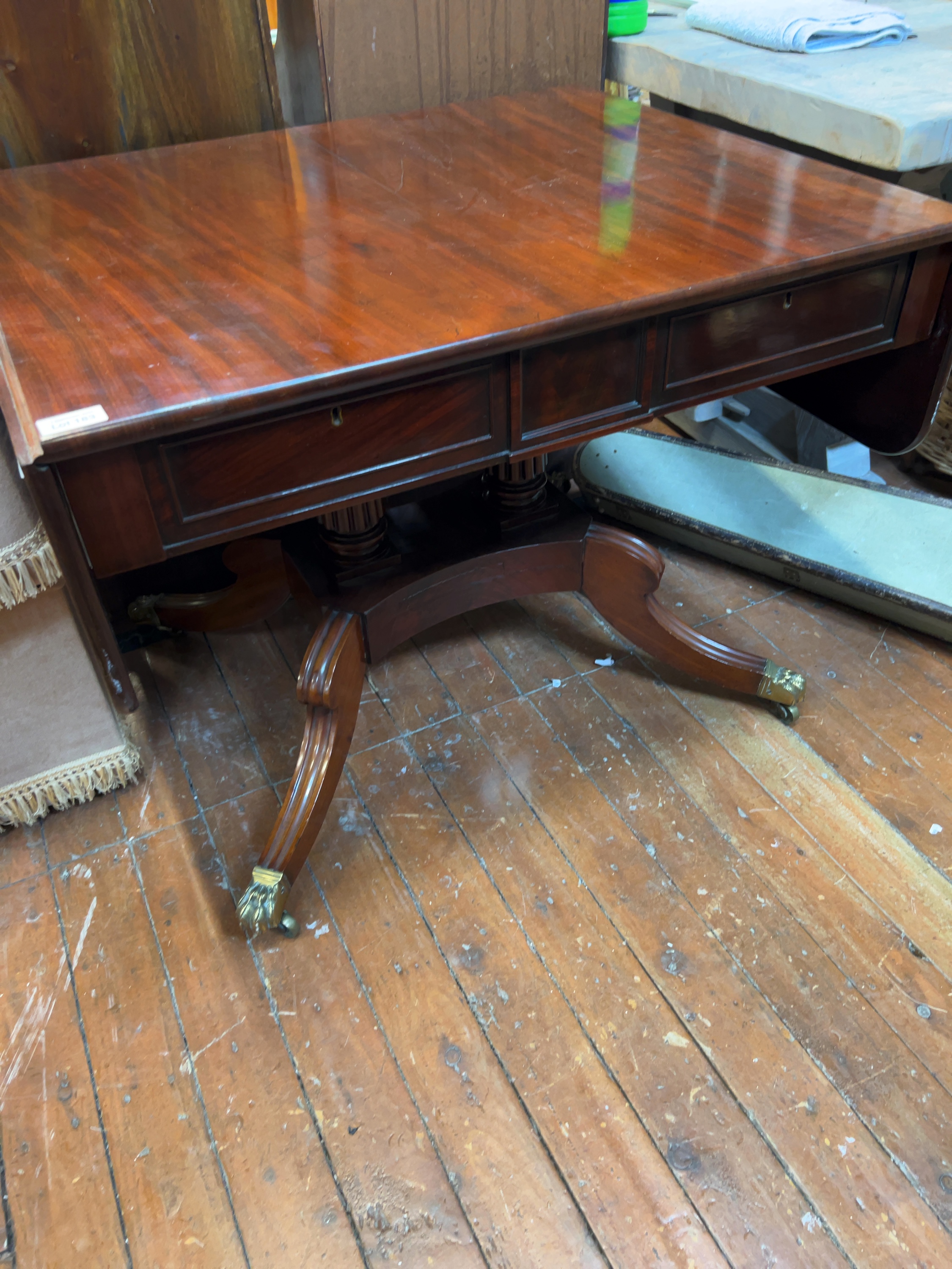 Regency style Mahogany- Sofa Table