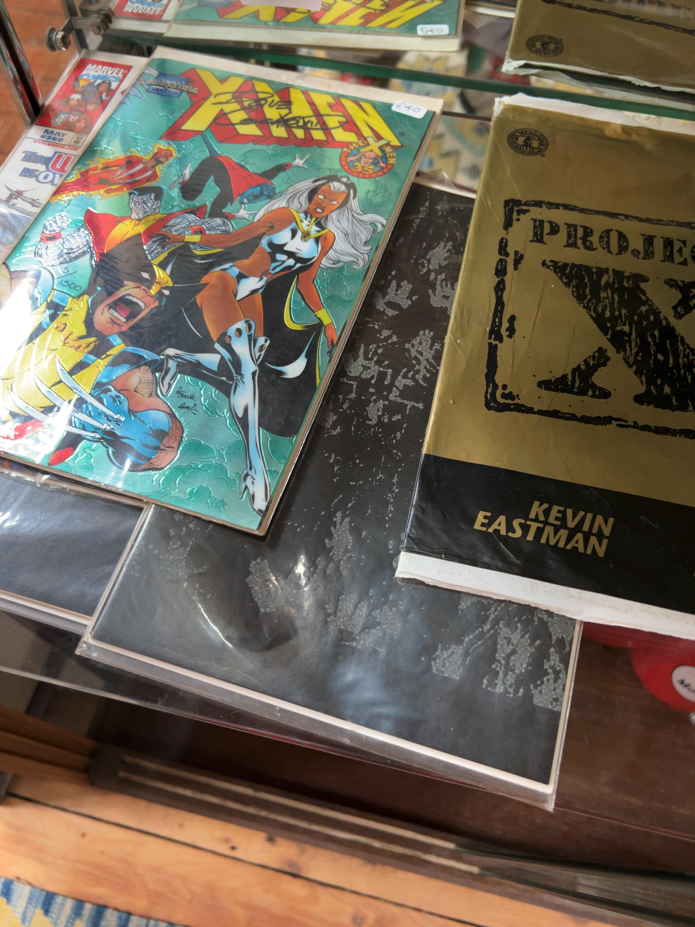 Four Limited Edition and Signed Marvel and Independent Comic Books
