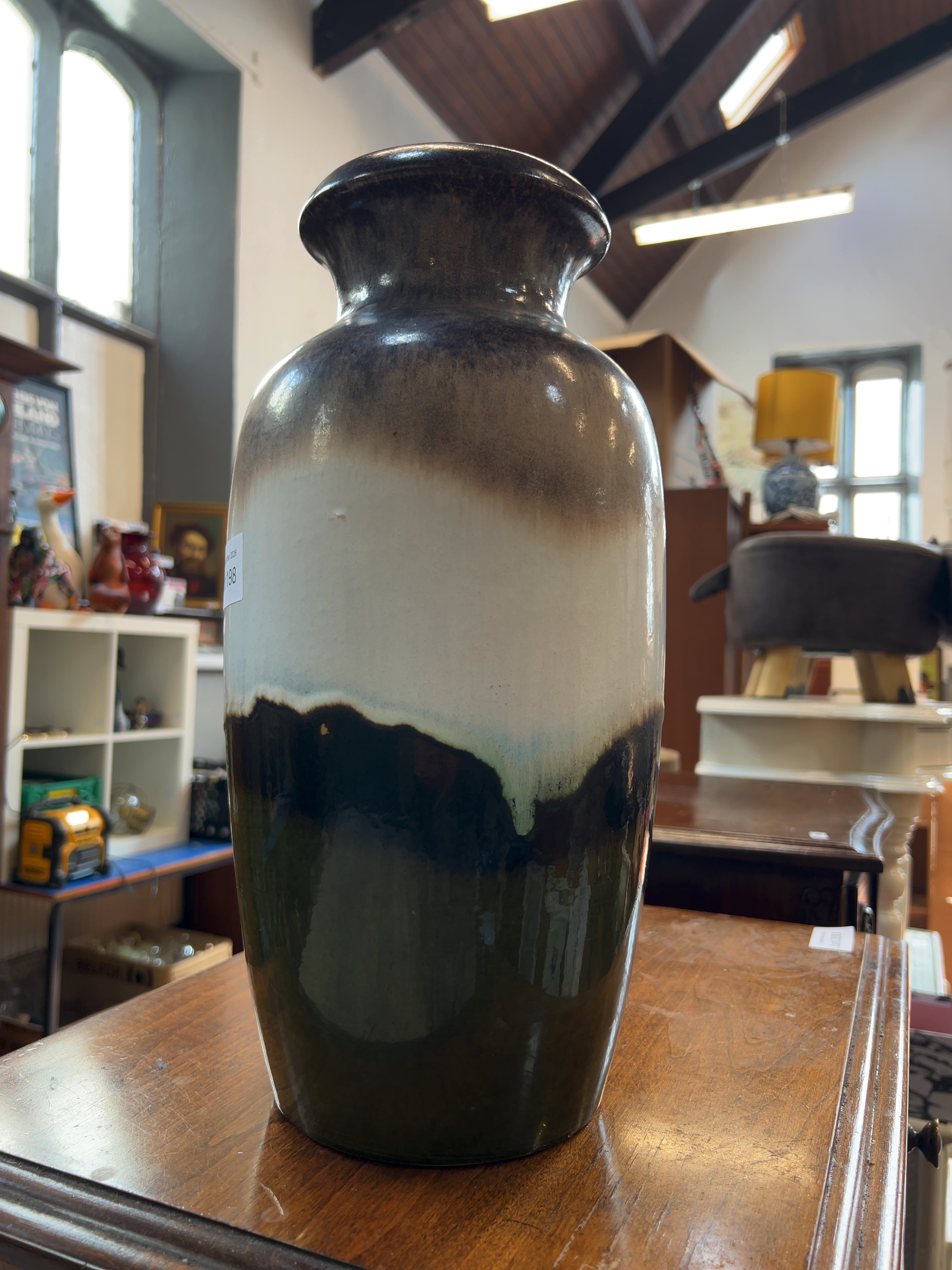 Mid-20th Century Scheurich-Keramik Glazed Earthenware Floor Vase