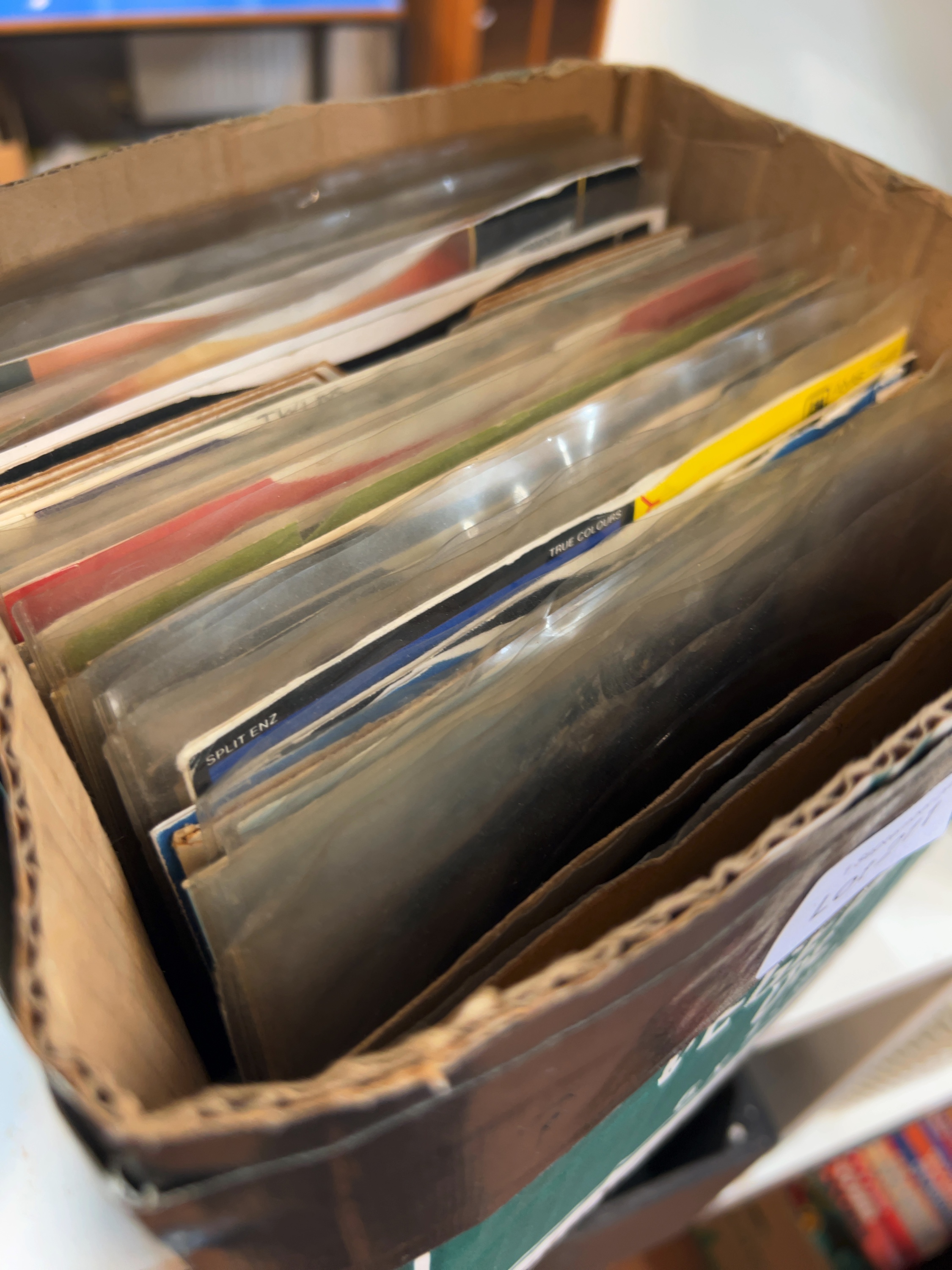 Approx. 30 1980s Pop and New Wave Vinyl Records inc. Split Enz and Wham!