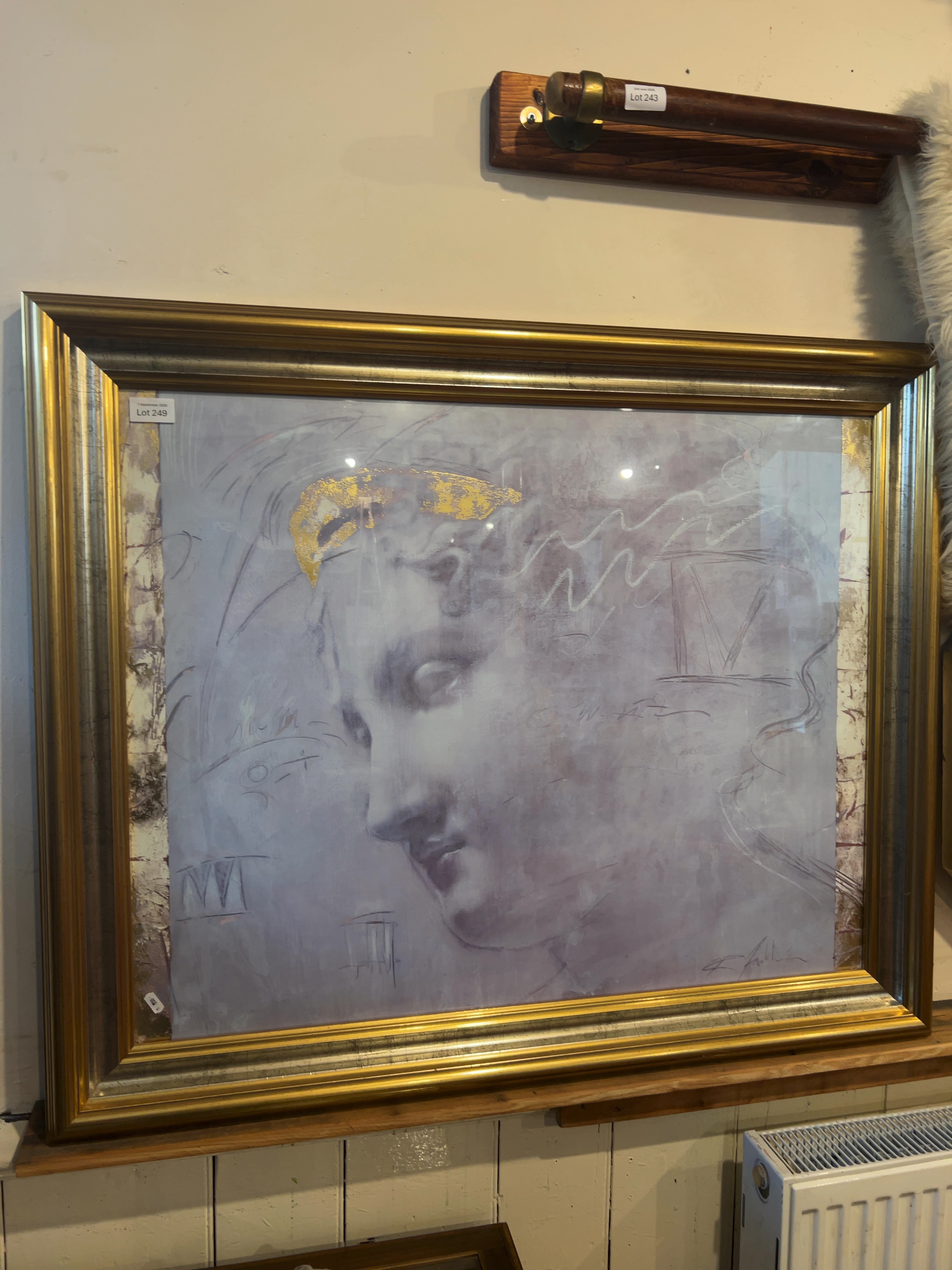 Contemporary Richard Franklin 'Song of Athena' Mixed Media on Paper (Signed)