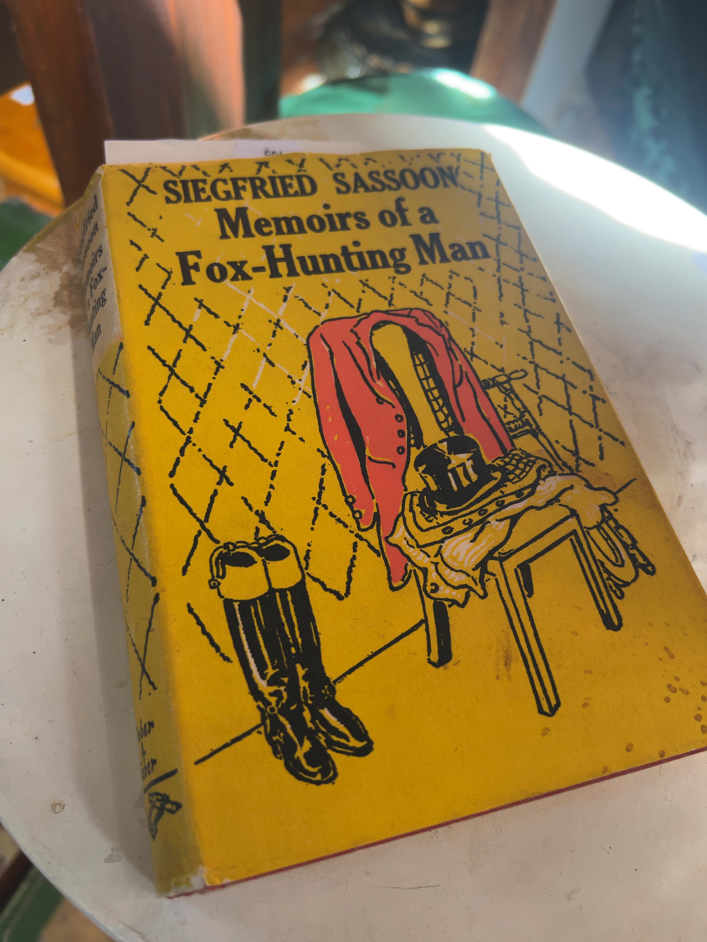 Sassoon, Siegfried. Memoirs of a Fox-Hunting Man. Faber and Faber Limited. (DJ)