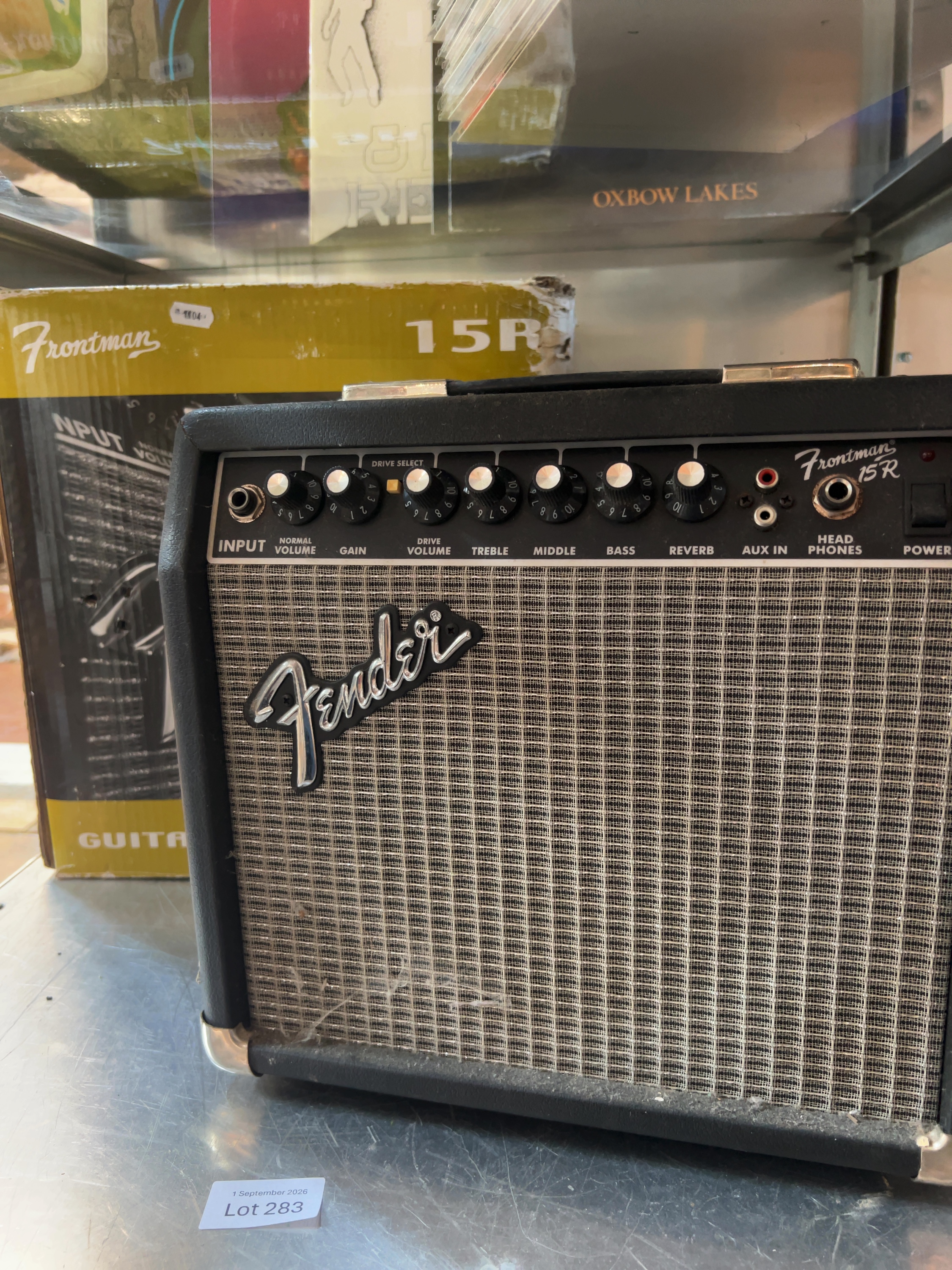 Fender Frontman 15R Solid-State Guitar Practice Amplifier with Original Retail Box