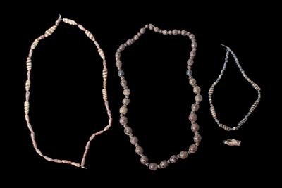 COLLECTION OF EGYPTIAN GLASS BEAD NECKLACES - EX CHRISTIE'S. New Kingdom, 18th Dynasty, Amarna 