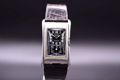 Rolex Prince Chronometer Rare Doctors Watch Sterling Silver Ref 971U. c. 1930BThis Sterling 