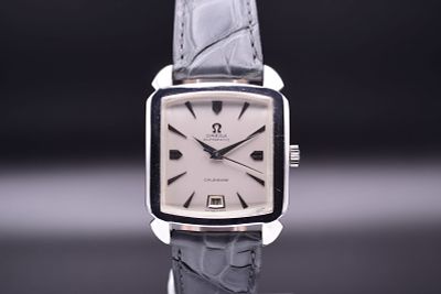 Omega Rare Calendar "Grand Luxe" Ref 3953 SC 18k White Gold c.1952 Including Box. C.1952APresenti 