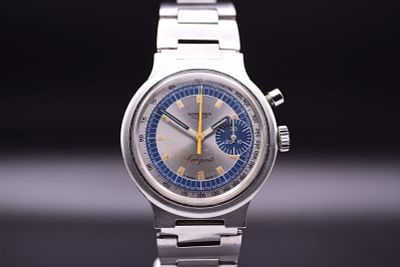 Longines Conquest Chronograph Munich Olympic Games 8612 1970's Men's Wristwatch Monopusher Watch. 