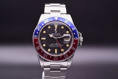 Rolex GMT Master REF 1675 Rare Long E "Pepsi" 1968 Including Box. 1968AThis exceptional Rolex 