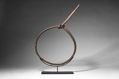 AFRICAN BELT. Democratic Republic of Congo, Ca. 20th century AD. >A belt formed as a large 