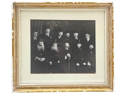 A Photograph of the Rabbinical Delegation in Montreal, 1924. This historical photograph 
