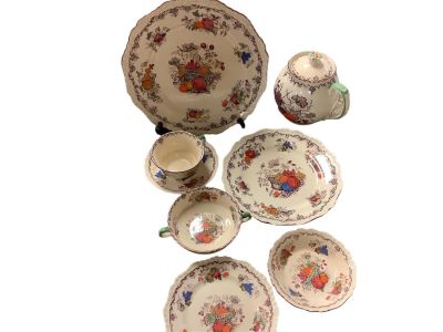 Mason ì Fruit Basket Multiple Colors Patent Ironstone Chinaî. (102) pieces. Some 