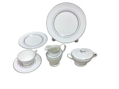 Royal Doulton China, Service for (10). Setting for 10, with creamer and sugar bowl. Total of 