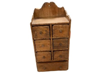 Seven Drawer Spice Cabinet. Chest measures 15&icirc;x8&icirc;x5.5&icirc; Condition: We have endeavored to 