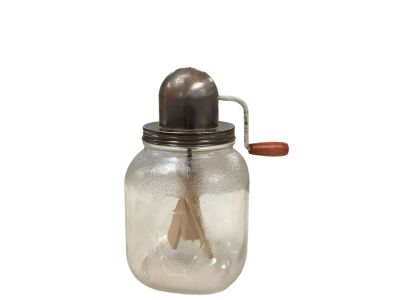 Vintage Dandy Butter Churn Marked 5493X on bottom of jar. One gallon churn jar is intact with 