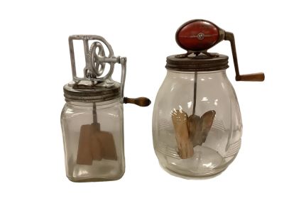 Dazey Churns Dazey Churn No. 8 and Dazey Churn 3 qt. Mechanisms both turn freely and are 