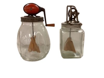 Dazey Churns Dazey Churn No. 8 and Dazey Churn 4 qt. Mechanisms both turn freely and are 