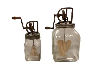 Dazey Churns Dazey Churn No. 20 and Dazey Churn No. 80. Cranks work freely and are complete. 