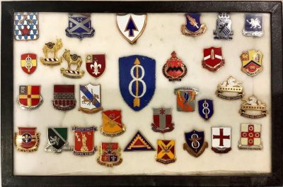 Distinctive Insignia Medals. Distinctive Insignia Medals 8th Division Condition: 
We have 