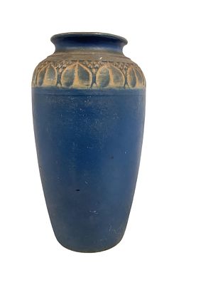 Monmouth Western Pottery Vase 16" x 8.5". Monmouth Western Pottery Vase Stoneware, stamped and 