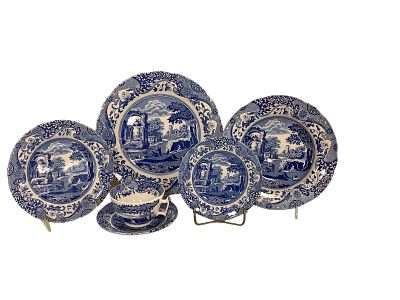 Spode "Italian" Service for (10) +. Spode "Italian" Service for (10) + (78) pieces including: 
