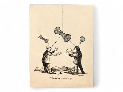 What is Truth?" Print Measures 8.25" x 11. "What is Truth?" Print Cartoon about how your 