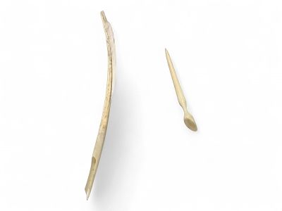 Antique Bakelite Cuticle Stick and a Hand-Cut Feather Quill. Antique Bakelite Cuticle Stick and 