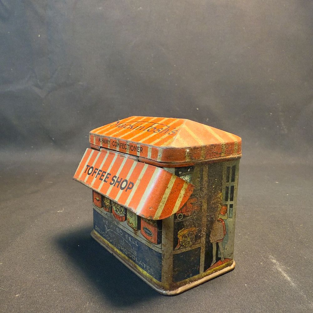 Lot 254: Mackintosh Toffee Shop Kiosk Advertising Tin