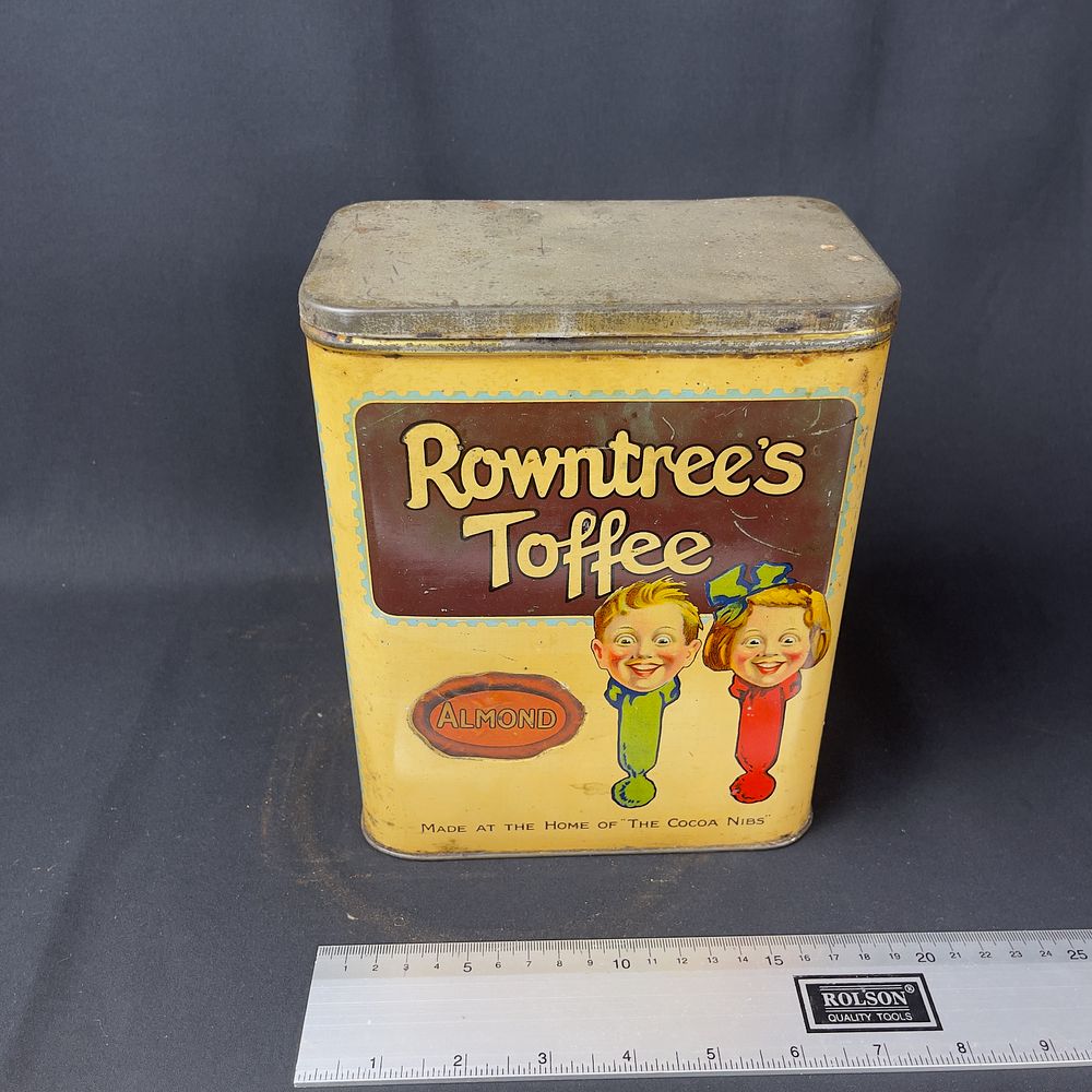 Lot 274: Rowntree's Toffee Advertising Tin