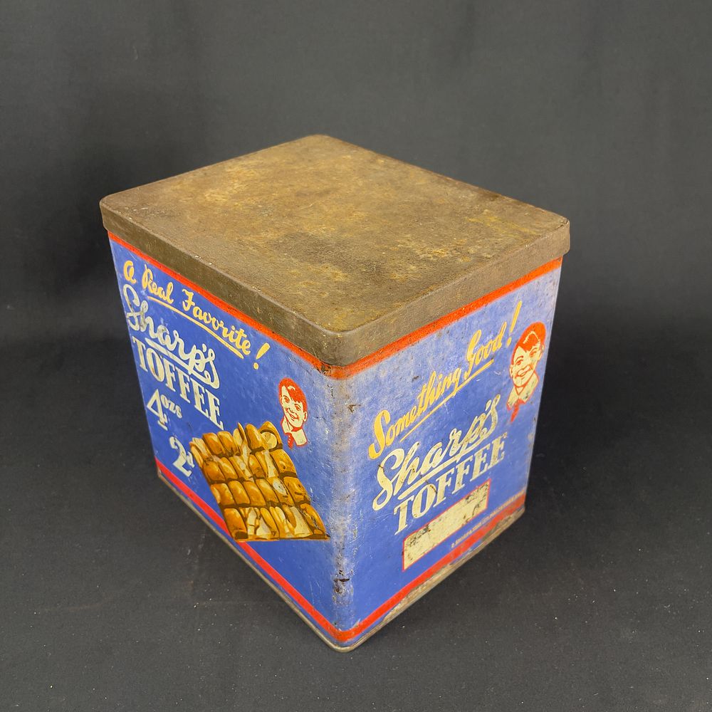 Lot 287: Sharp's Toffee Square Advertising Tin