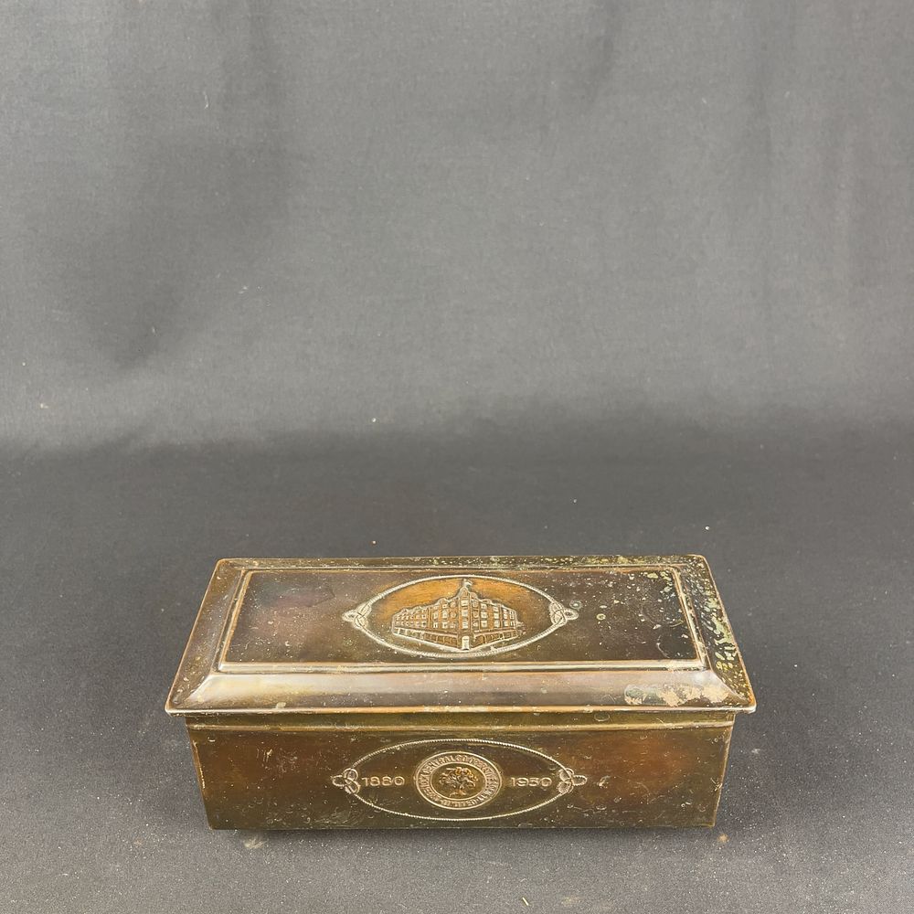 Lot 266: Greenock Co-operative Society Commemorative Metal Box