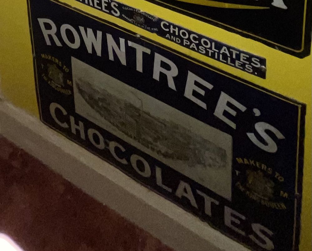 Lot 23: Rowntree's Factory Advertising Sign