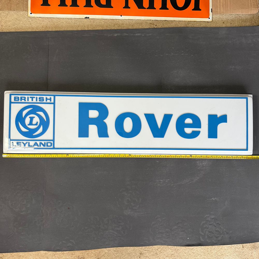Lot 244: British Leyland Rover Illuminated Showroom Sign
