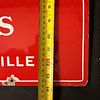 Cadbury's Chocolates Enamel Advertising Sign. Red ground with white lettering and border. Marked Image - 8