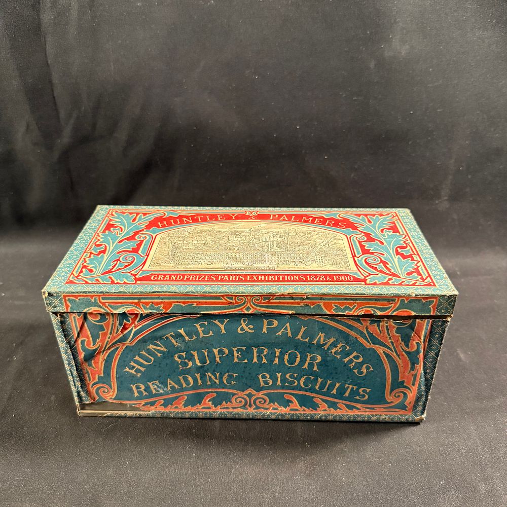 Lot 230: Huntley & Palmers Lithographed Tinplate Biscuit Tin