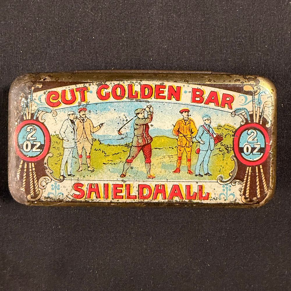 Lot 259: SCWS Shieldhall Lithographed Pocket Tobacco Tin