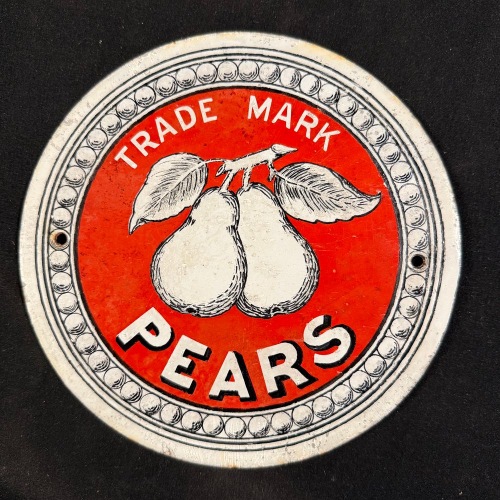 Lot 156: A. & F. Pears Pears' Soap Trade Mark Advertising Sign