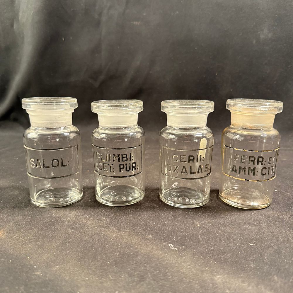Lot 206: Apothecary Jars Set of Four