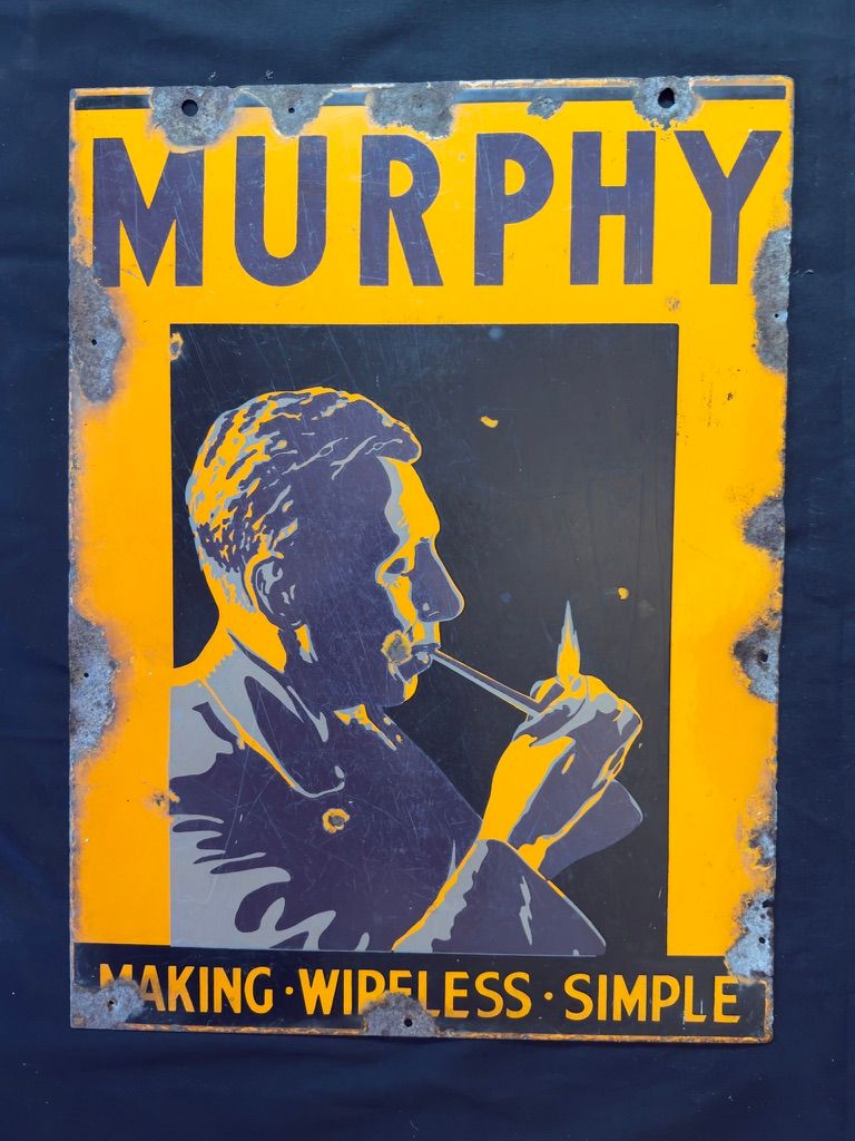 Lot 159: Murphy Enamel Sign