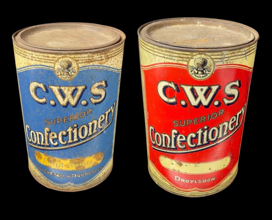 Lot 188: C.W.S Superior Confectioner Cuplet Mints Pair