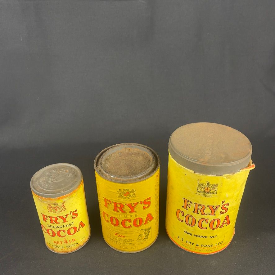 Lot 202: Fry’s Cocoa Tins