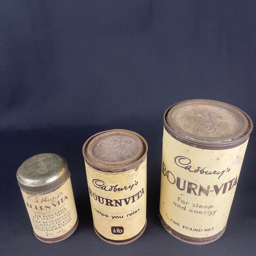Lot 203: Cadbury’s Bournvita Tins