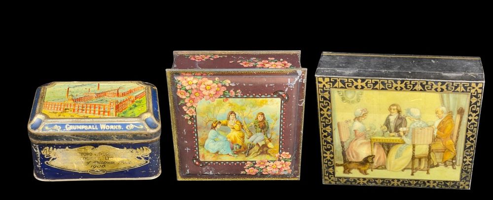 Lot 210: Co-operative Wholesale Society Crumpsall Biscuit Tins