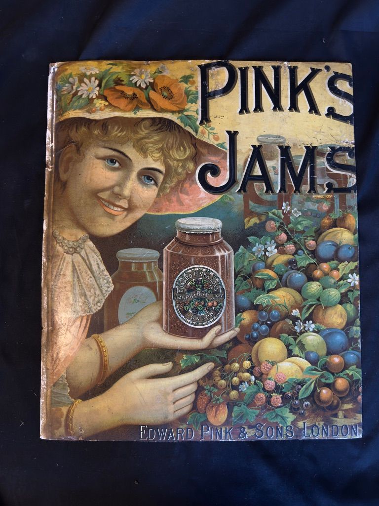 Lot 221: Edward Pink & Sons Raspberry Jam Showcard