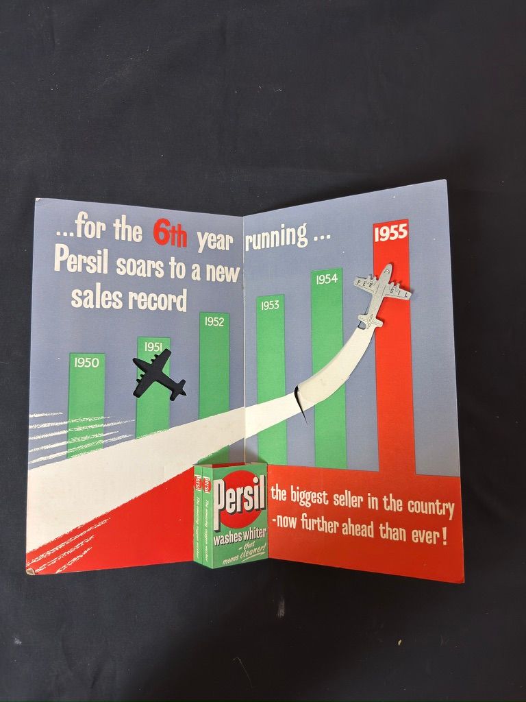 Lot 249: Persil showcard