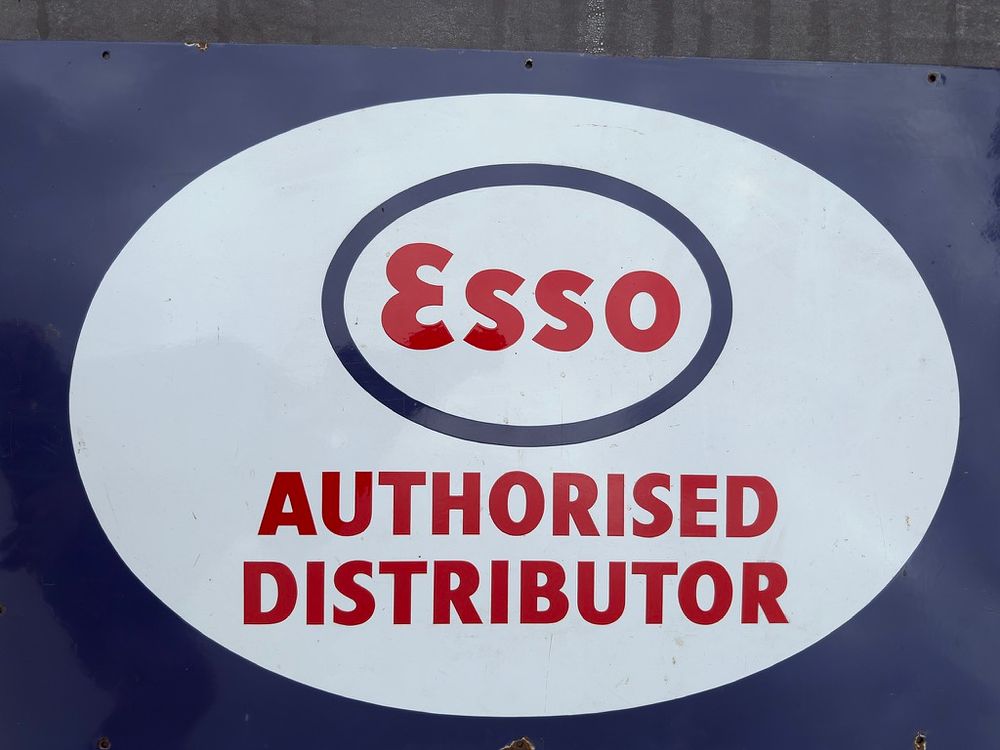 Lot 157: An Esso Authorised Dealer Enamel Sign