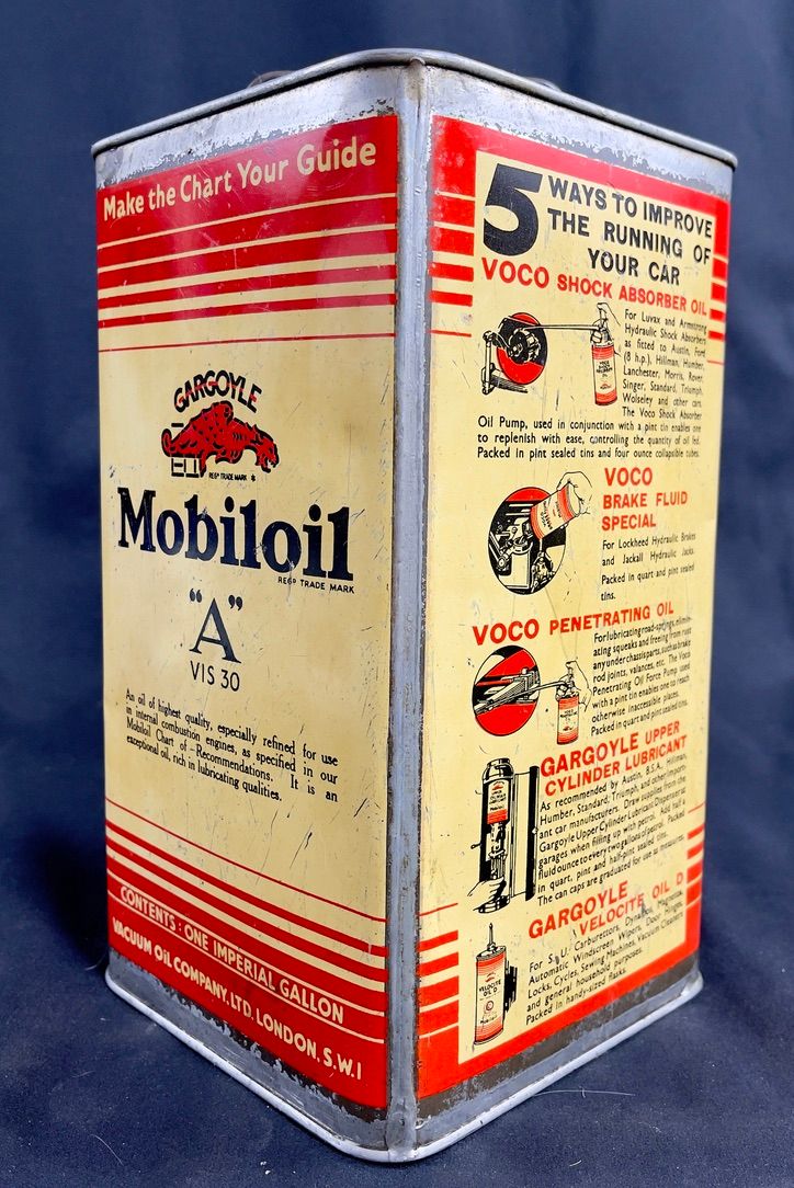 Lot 208: A Mobiloil “A” Oil Gallon Can