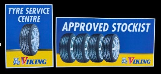 Lot 249: A Viking tyres approved stockist 1980's New Old...