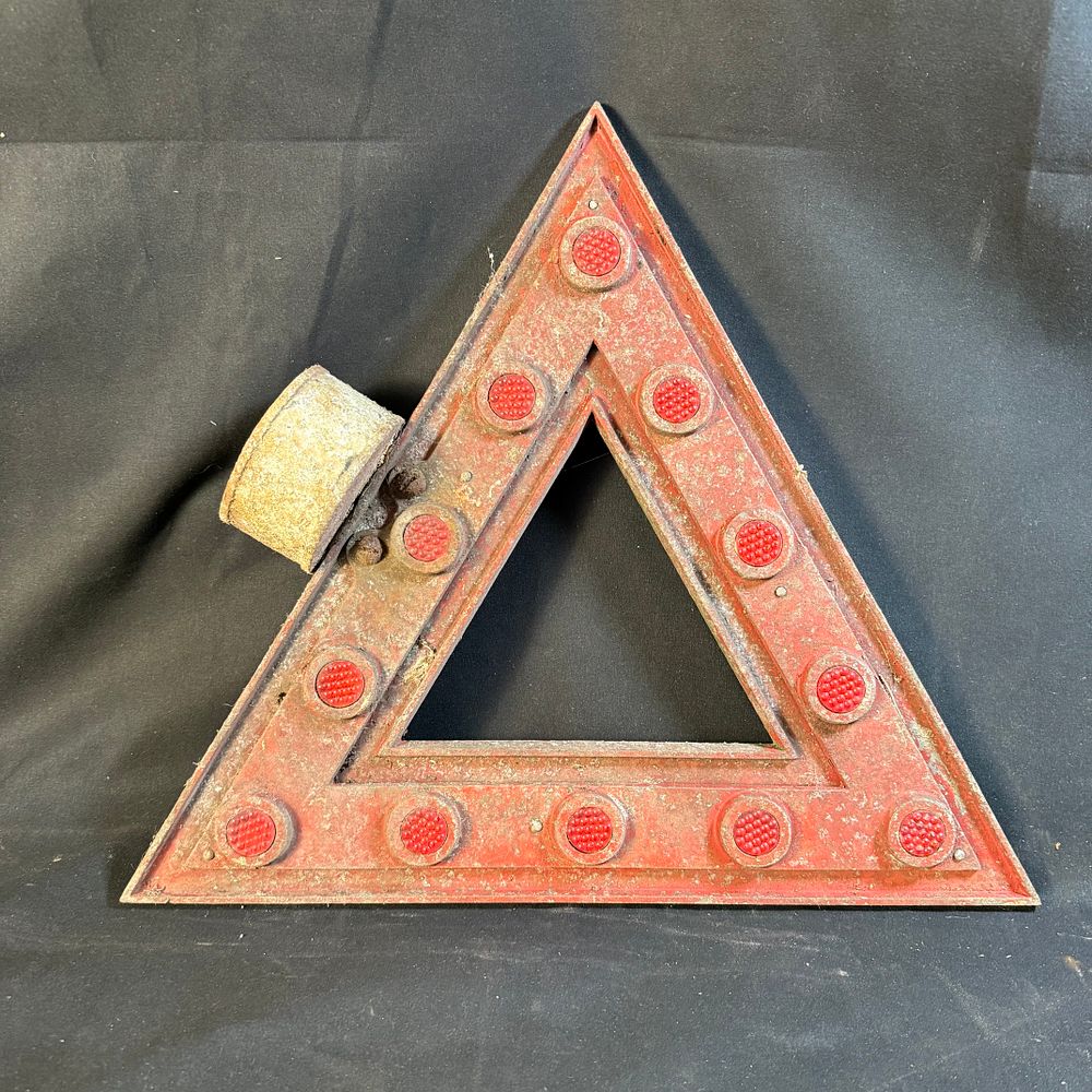 Lot 263: Red Automotive Emergency Warning Triangle