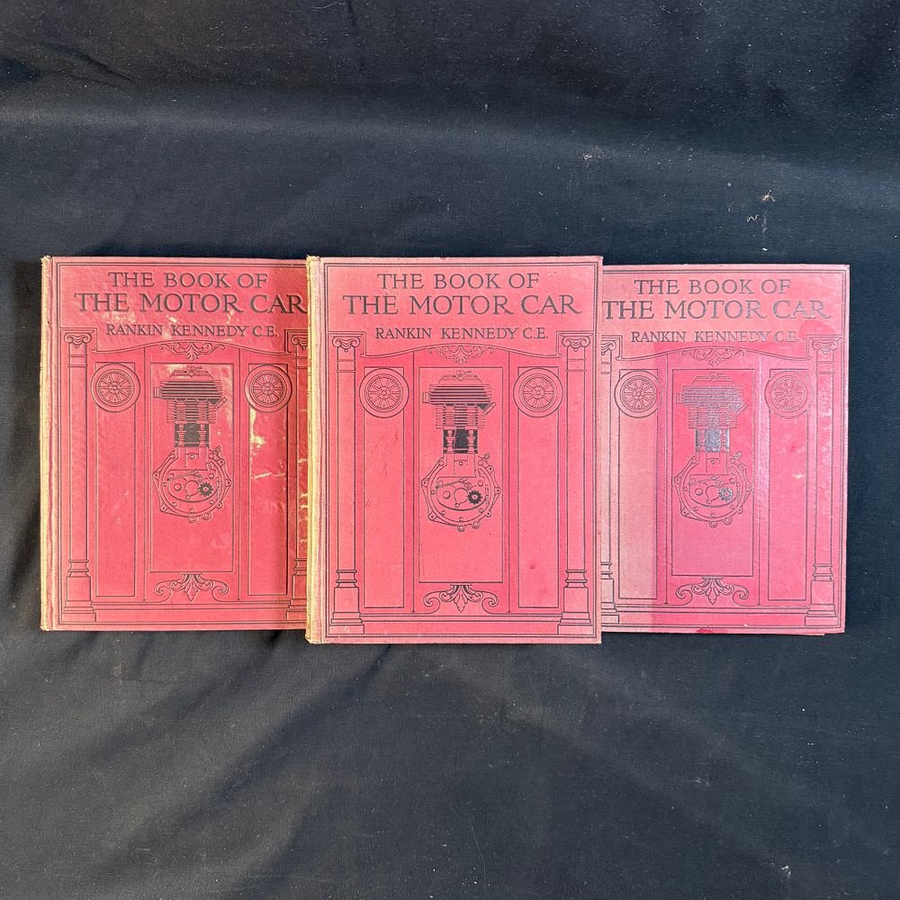 Lot 202: Three Volumes of The Book of the Motor Car by Rankin Kennedy